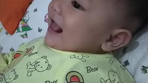 Baby laugh cute