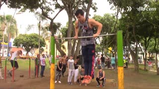 El ‘Street workout’, un deporte que cada día crece en la calles de Bucaramanga