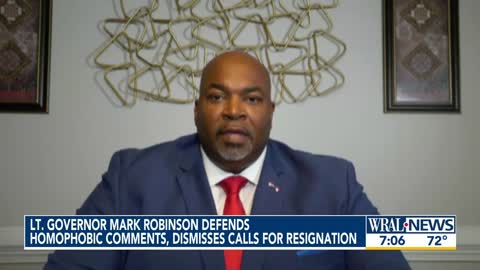 NC Lt. Gov. Mark Robinson Defends His Comments About 'Filth" in Public Schools
