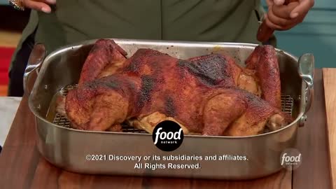 79_Sunny Anderson's Butterflied Roast Turkey with Easy Orange Spice Rub The Kitchen Food Network