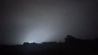 LARGE TORNADO ON THE GROUND IN PILOT POINT TX