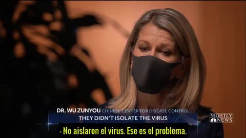 Wu Zunyou del Centro de Control de Enfermedades de China admite ante NBC que no AISLARON EL VIRUS