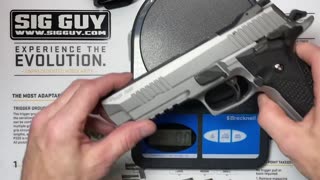 How to adjust your SIG Sauer P226 X5 4 way adjustable trigger!