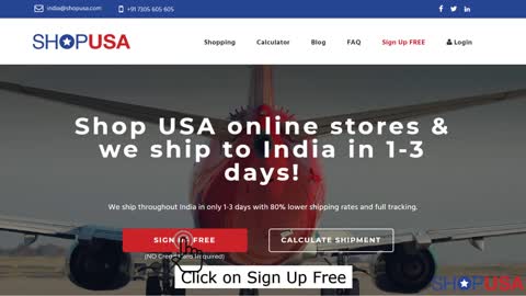 Login with ShopUSA | Ship Products from USA stores to India