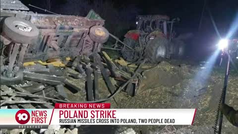 Russian Missiles Cross Into Poland, Killing Two 10 News First