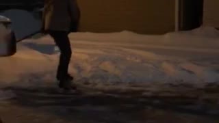 How To Shovel Snow In -42 Degree Minnesota