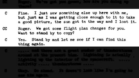 NASA's Gemini UFO sightings - Astronaut VTR transcripts from the days before Apollo