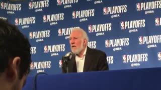 San Antonio Spurs coach dismisses story that a fan is turned off by his political comments