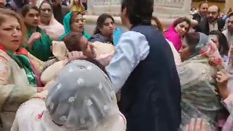 Female MPPs go fisticuffs inside the Assembly Hall in Lahore pakistan