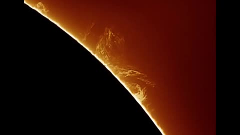 An Active Prominence on the Sun: Exploring Solar Dynamics ☀️🌠