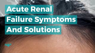 Acute Renal Failure Symptoms And Solutions