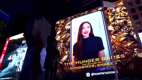 Stars of the next 'Hunger Games' meet fans in New York