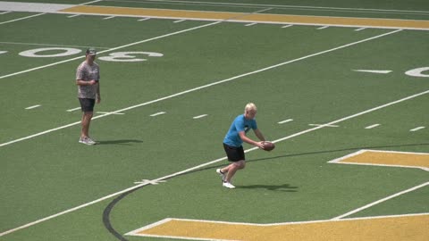 George Johnson 50-yard PUNT at Kicking World (Louisville, KY)