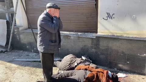 Donetsk_Mar 14 2022: Ukrainian Army uses prohibited cassette bomb kills civilians.