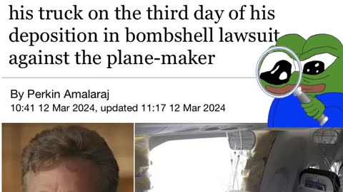 NEWS FLASH - Lawyer for Boeing Whistleblower Casts Doubts on his Death