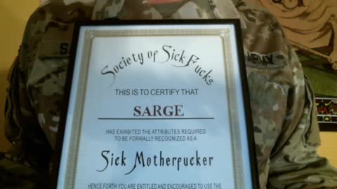 Dear Sarge promo for Society Of Sick Fucks