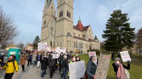 Demonstration Wels 16.11.2021 gegen Impfpflicht (Teil 1)