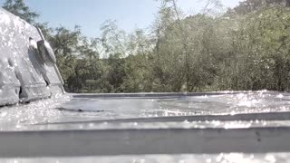 Beer can Exploding slow motion