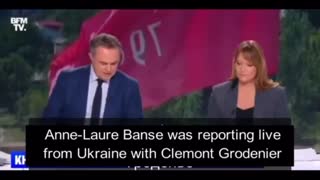 French journalist cut off when she mentions Ukraine is launching strikes on hospitals