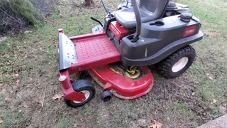 Toro ZT mower back in business after deck rebuild!