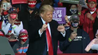 Trump Ends His Tuesday Night Rally With EPIC Dancing to the YMCA