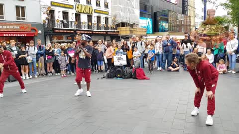 Surprising street performers