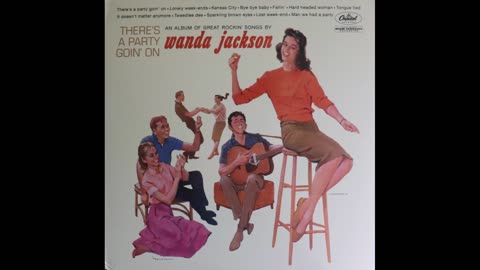 Wanda Jackson - There's A Party Goin' On (1961) [Complete LP]