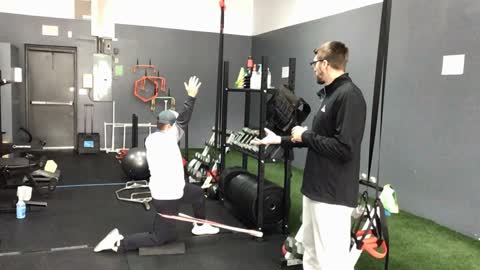 Band-Distracted Hip Flexor Stretch