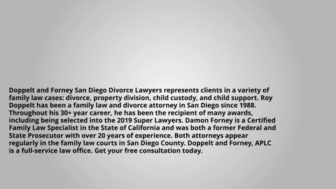 San Diego Family Law Attorney