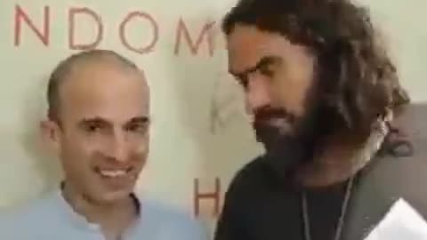 Russell Brand thinks this psychopath Yuval Noah Harari is a beautiful person