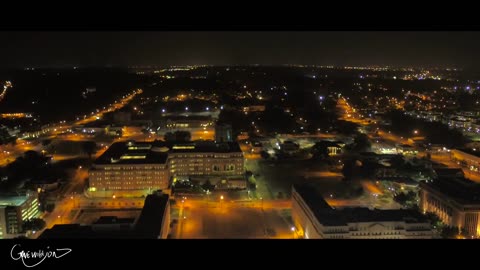 Abandoned State Capital during coronavirus covid-19 2020 Montgomery, Alabama 4K