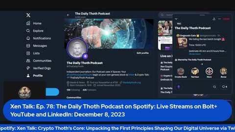 Xen #Crypto Talk: The Daily Thoth Podcast