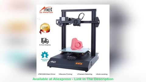 ❄️ Anet ET4Pro Silent 3D Printer With TMC2208 256 Micro Steps Stepper Driver DIY FDM Impresora 3D