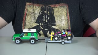 Unboxing Lego 60288 Race Buggy Transporter Set