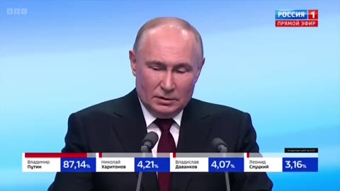 Putin claims landslide victory as thousands protest against “rigged election”