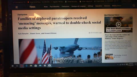RE EDUCATE REPUBLICIANS MILITARY SOCIAL MEDIA WARNING EARTHQUAKES AND MORE1/15/2020