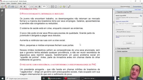 Se Você quer avançar um grau de entendimento do que é esquerda assista este vídeo