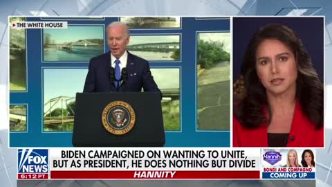 Tulsi Gabbard reacts to Biden's divisive "voting rights" speech