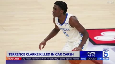Crash that killed basketball star Terrence Clarke caught on camera