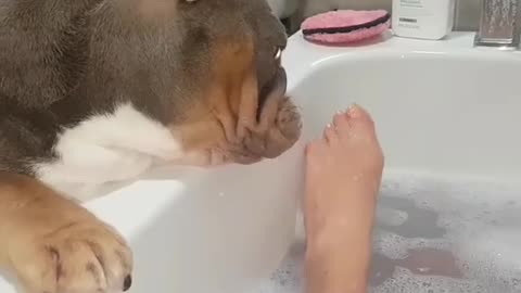 Me too Bath time