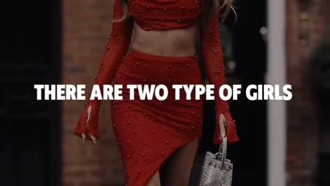 Sigma Rule 😎🔥 ~ There Are Two Type Of Girls 😈 - motivation quotes 🔥 || shorts motivation quotes