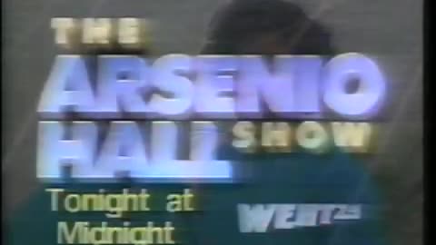 June 17, 1989 - WEHT Promo for 'The Arsenio Hall Show'