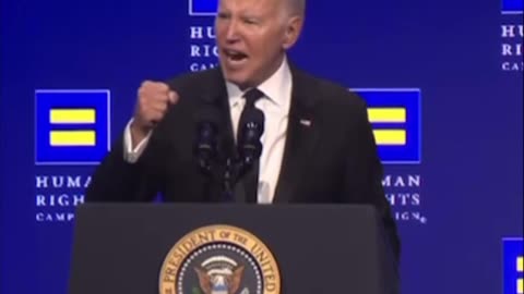 Here's a New One... Joe Biden Starts Mumbling, Garbling Words During Speech to the Gays