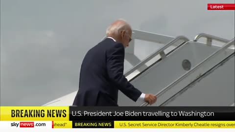 Biden seen for first time in public since dropping out of US presidential race