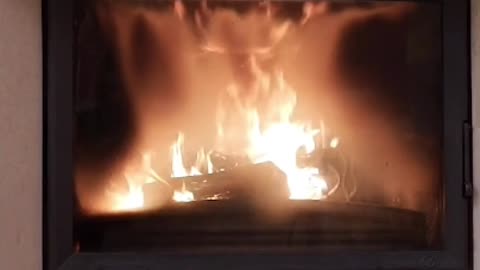 Fireplace Ambience Video #short