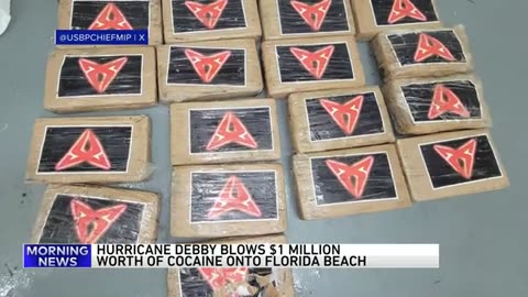 Hurricane Debby blew $1 million worth of cocaine onto Florida beach