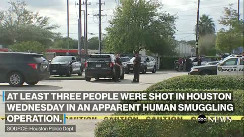 3 shot in apparent human smuggling operation