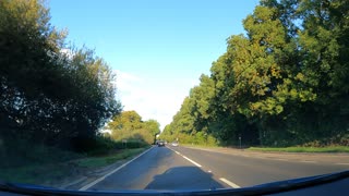 Driving to Dorchester. Speedlapse. 29th Sep.2022