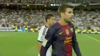 VIDEO: C.Ronaldo and Messi don't shake hands