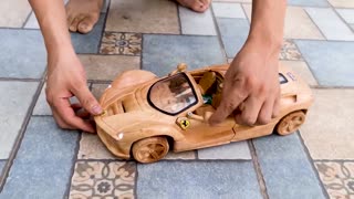 The carpenter loves super cars - Wood Carving LaFerrari Aperta for 20 days - Amazing Woodworking